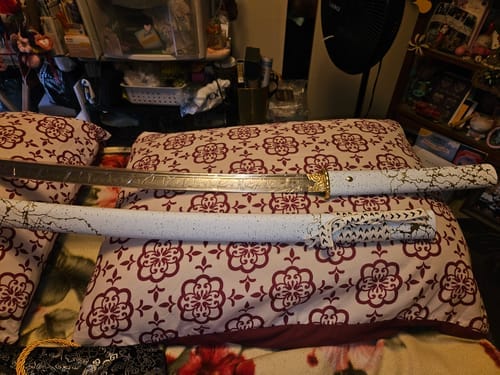 Customer photo review of Delivery with premium Japanese brocade box