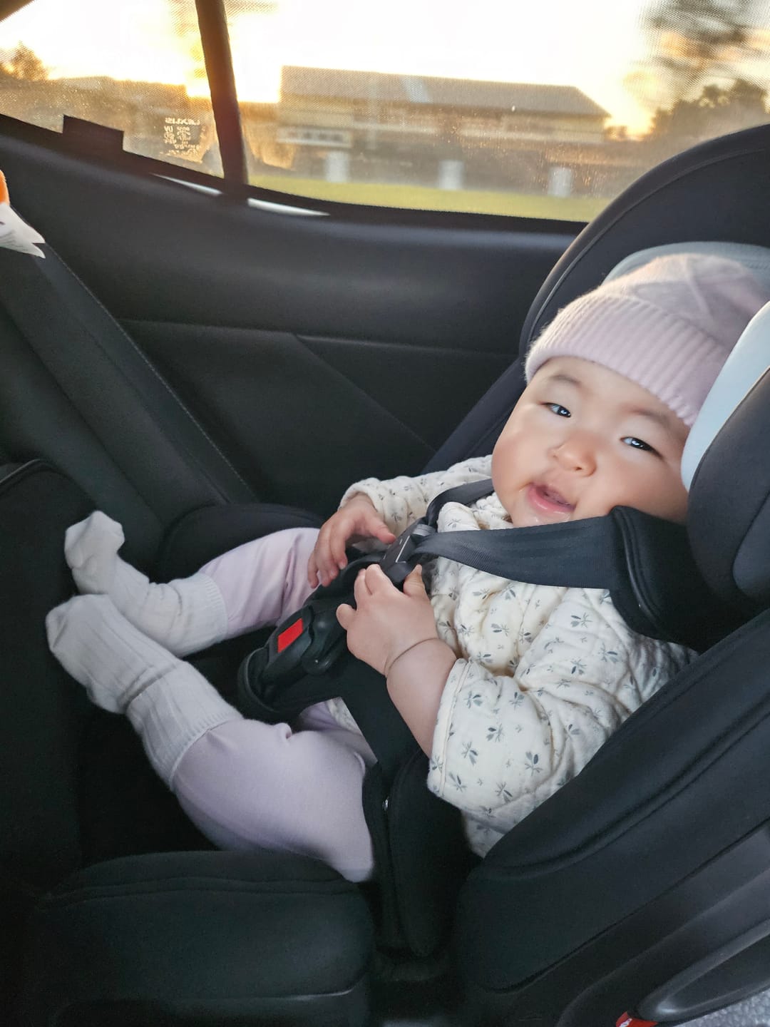 Customer photo review of Quilted Jacket || Bluebell