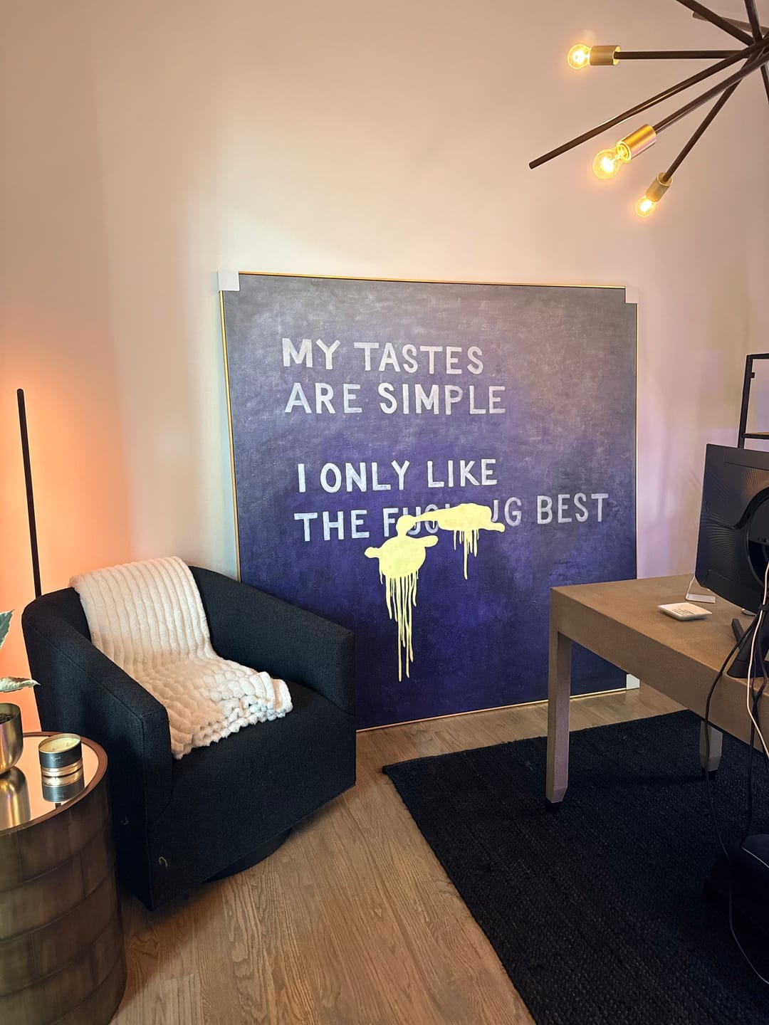 Customer photo review of My Tastes Are Simple