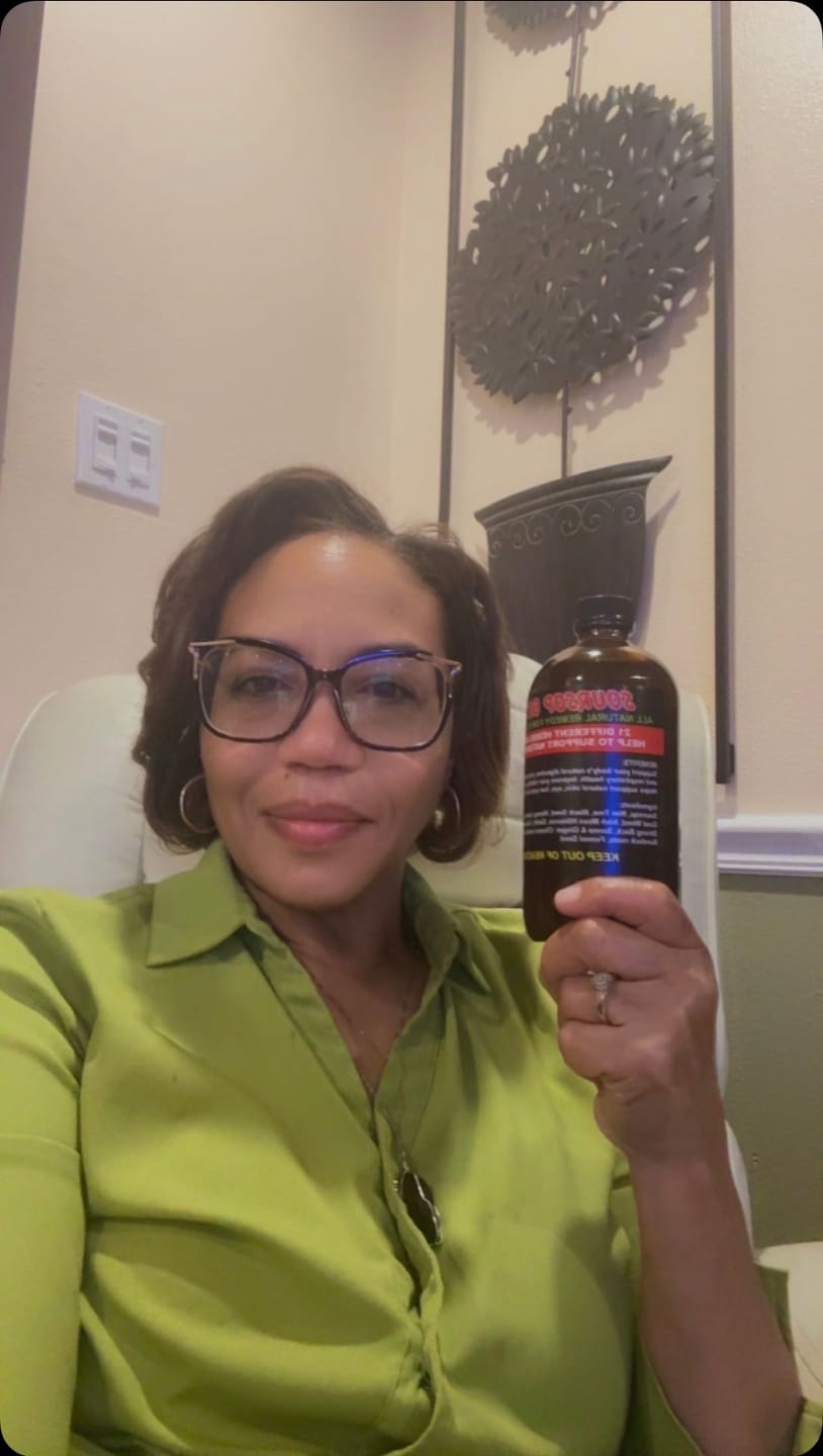 Customer photo review of Soursop Bitters 16 fl oz – Herbal Detox Support