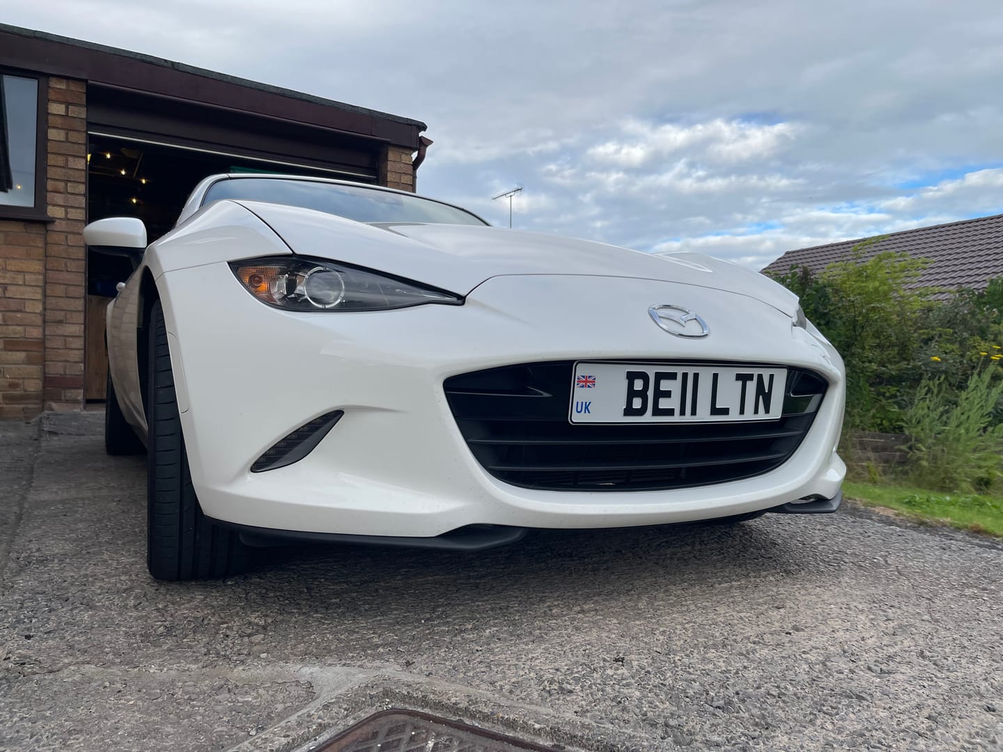 Customer photo review of Metal Pressed Number Plate - 520mm x 111mm UK Badge