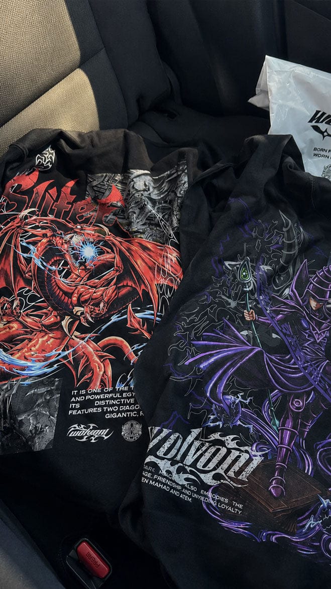 Customer photo review of Yu Gi Oh! | Dark Magician Heavyweight T-Shirt