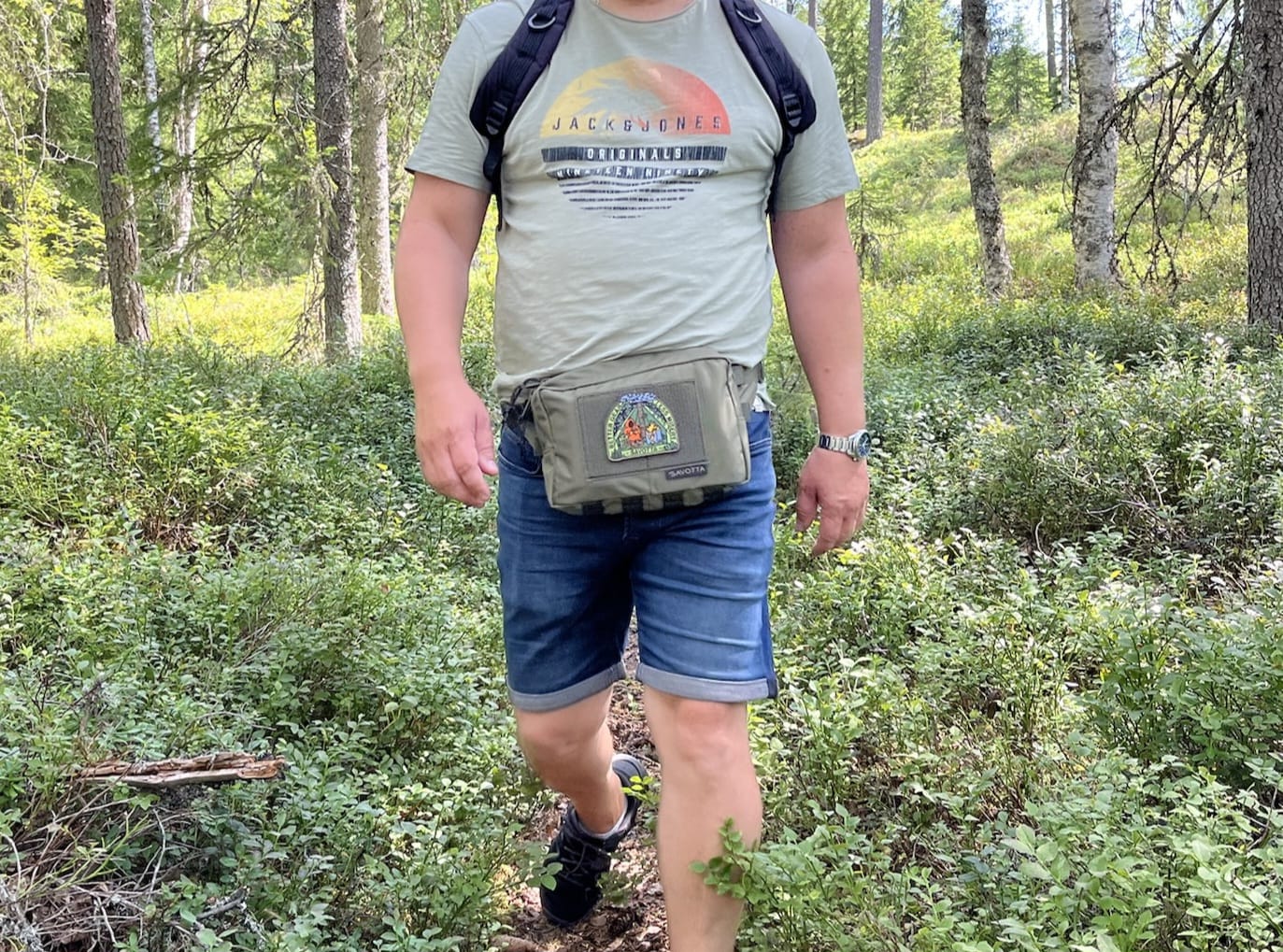Customer photo review of Suur-kukkaro hip pack