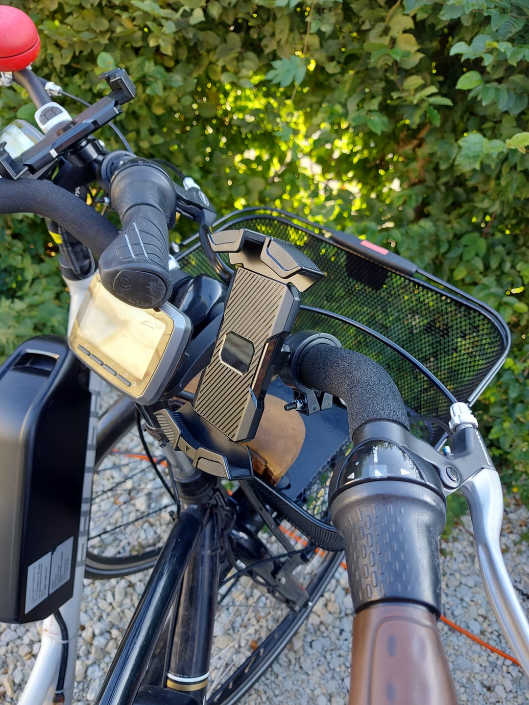 Customer photo review of Velogrip Fahrrad Handyhalterung