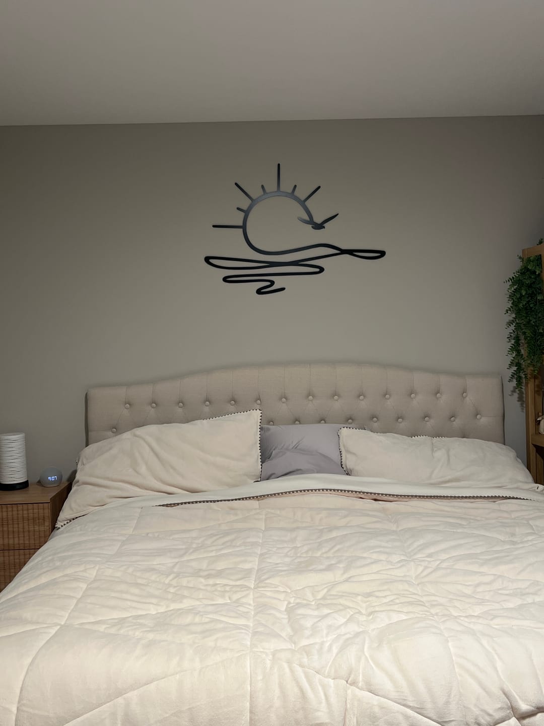 Customer photo review of Golden Drift Wall Art