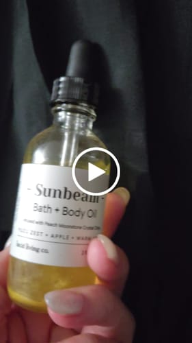 Customer video review of Sunbeam Bath & Body Oil