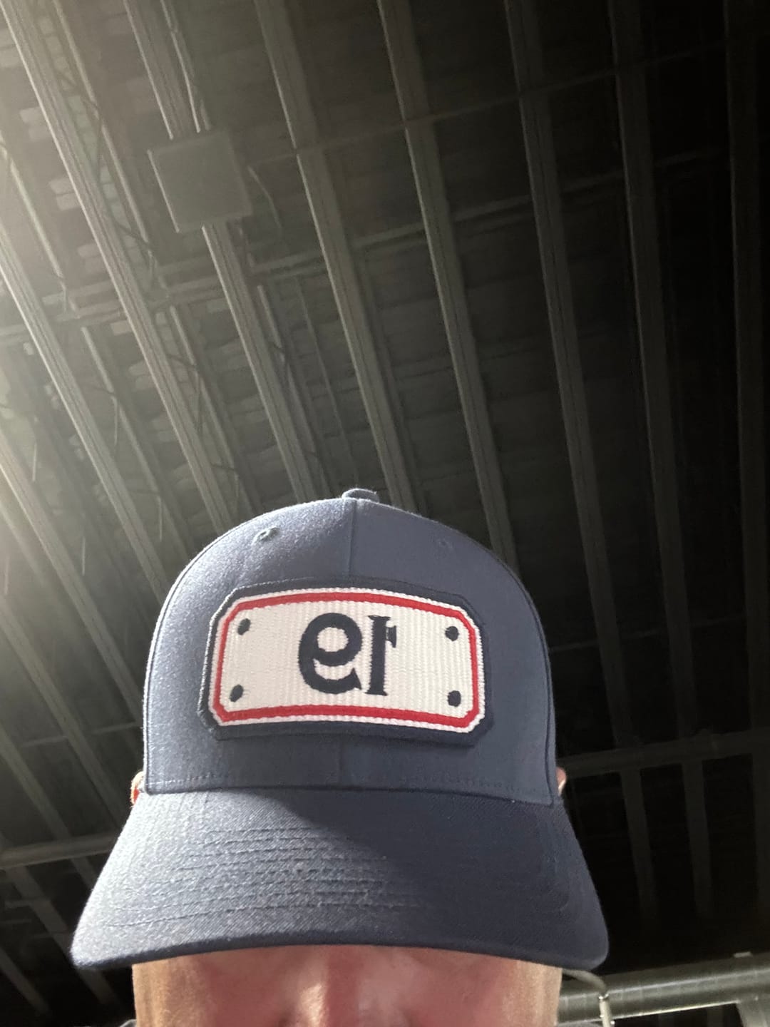 Customer photo review of FLEXFIT HOSE HAT WITH CUSTOM BACK OF HAT