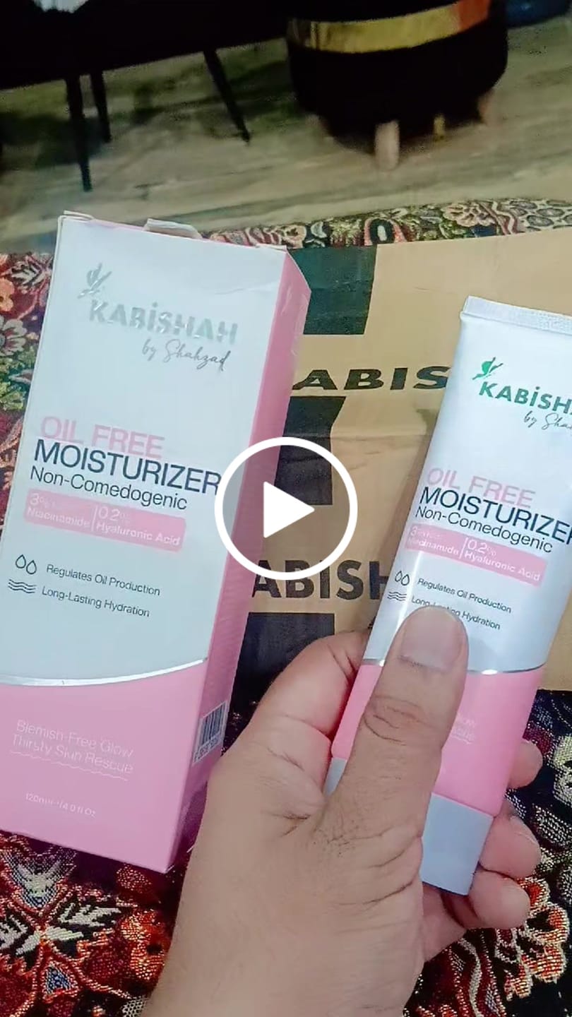 Customer video review of Oil Free Moisturizer