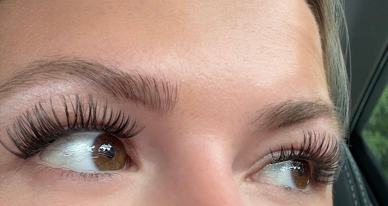 Customer photo review of Vippe Extensions Startsæt (Natural)