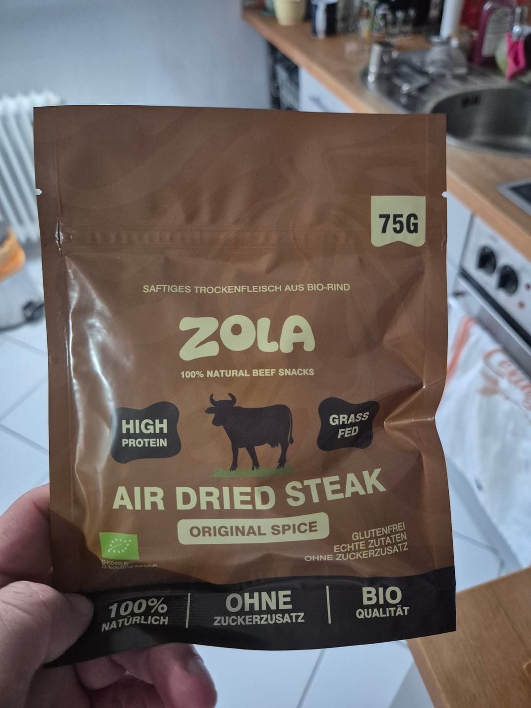 Customer photo review of Air Dried Steak Original Spice BIO