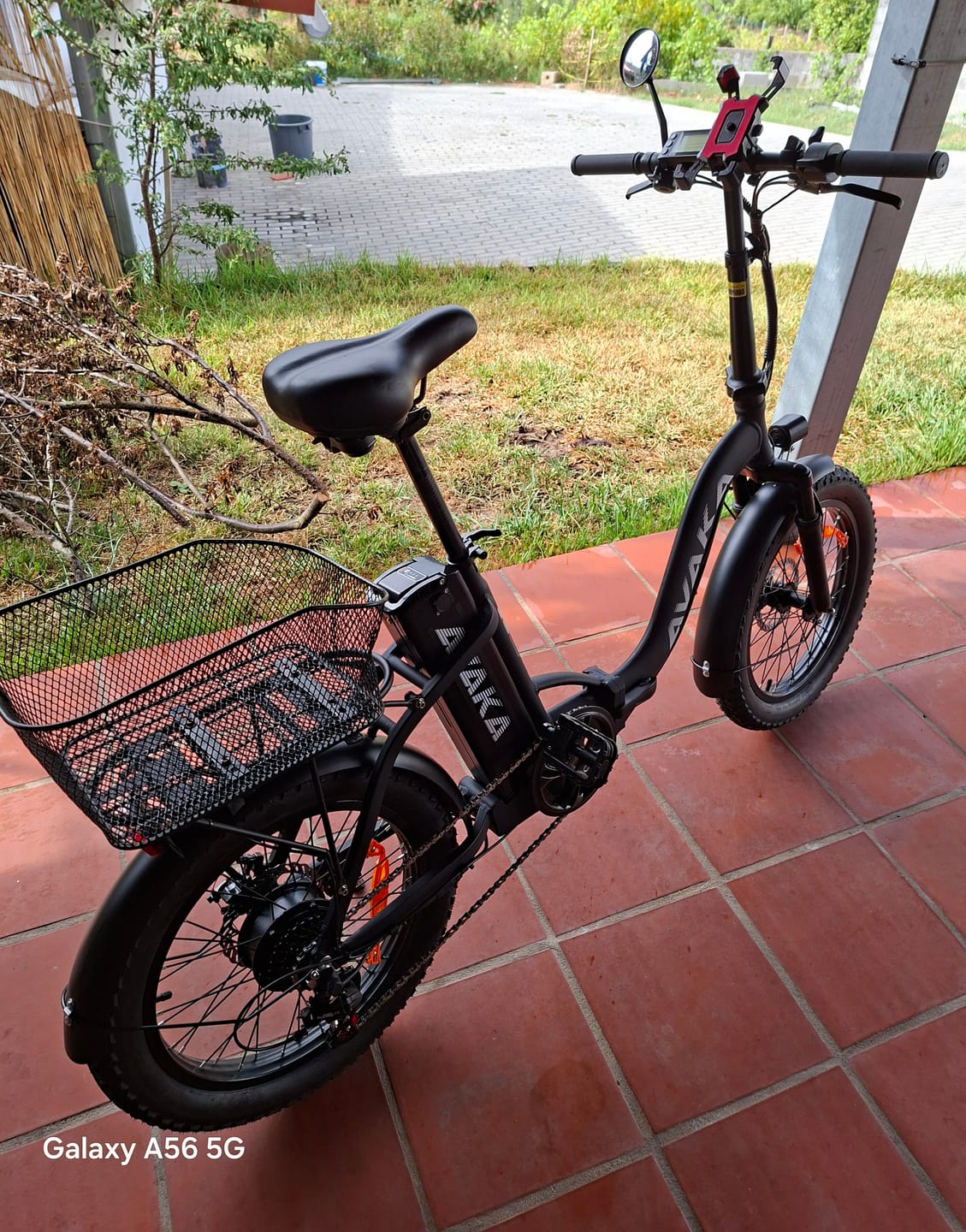 Customer photo review of AVAKA BZ20 PLUS 500W Electric Folding City Bike