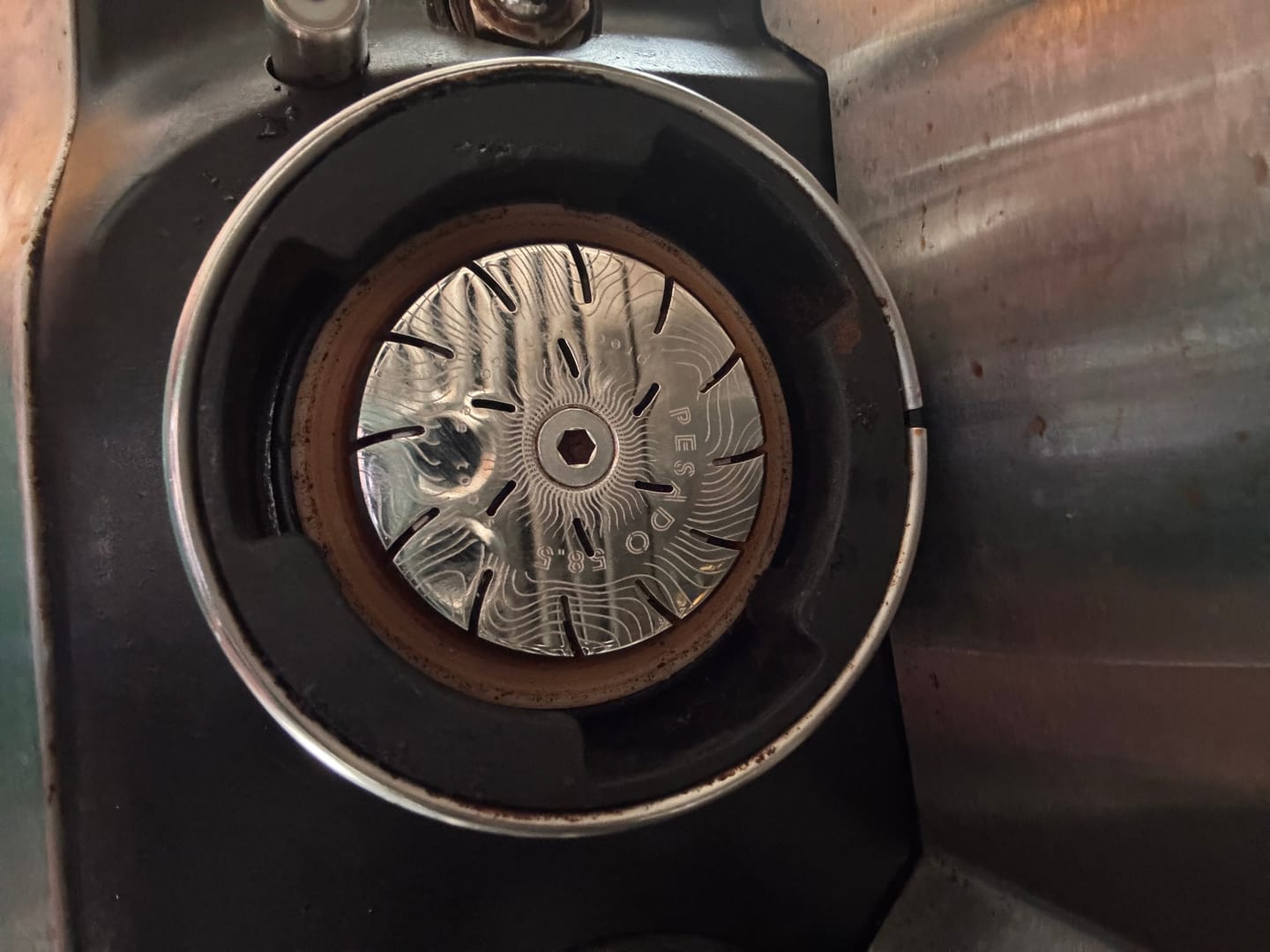 Customer photo review of High Diffusion Espresso Shower Screen - Breville