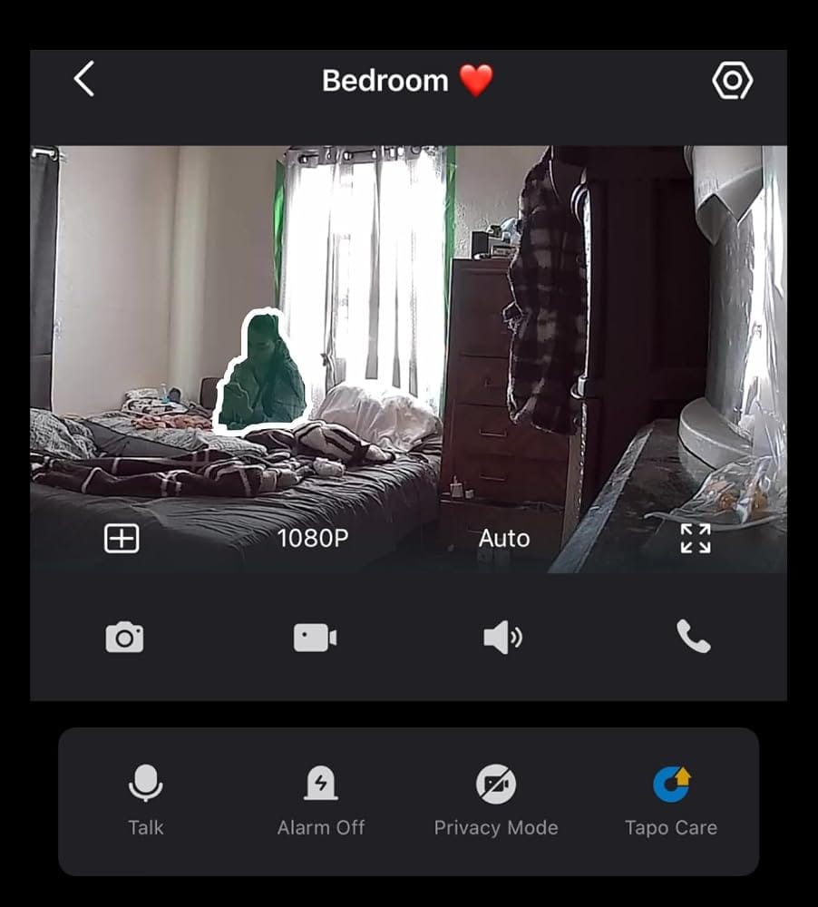 Customer photo review of Mini WiFi Security Camera with Night Vision – 1080P HD Wireless Nanny Cam