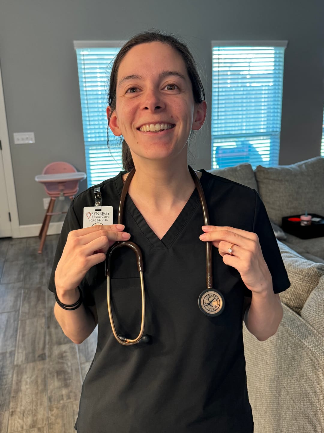 Customer photo review of Littmann Classic III Monitoring Stethoscope: Chocolate & Copper 5809