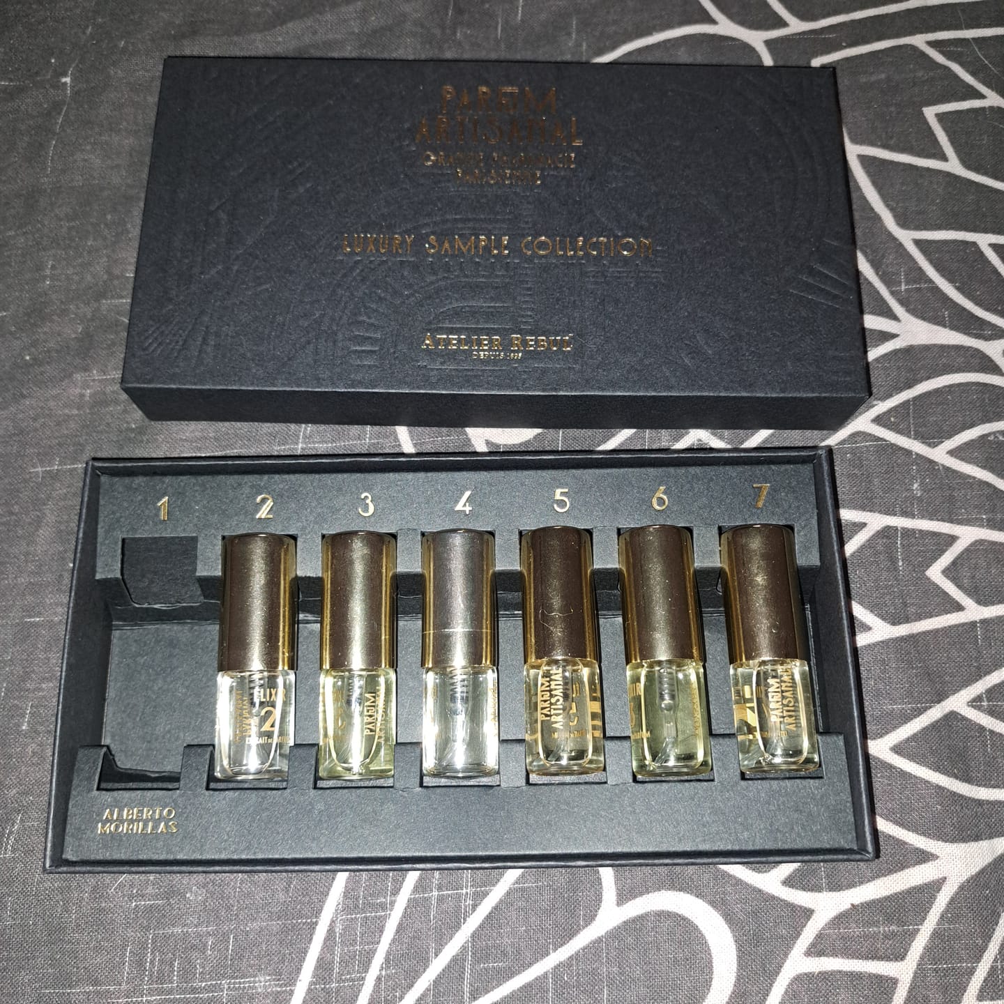Customer photo review of Parfum Artisanal Luxury Sample Collection