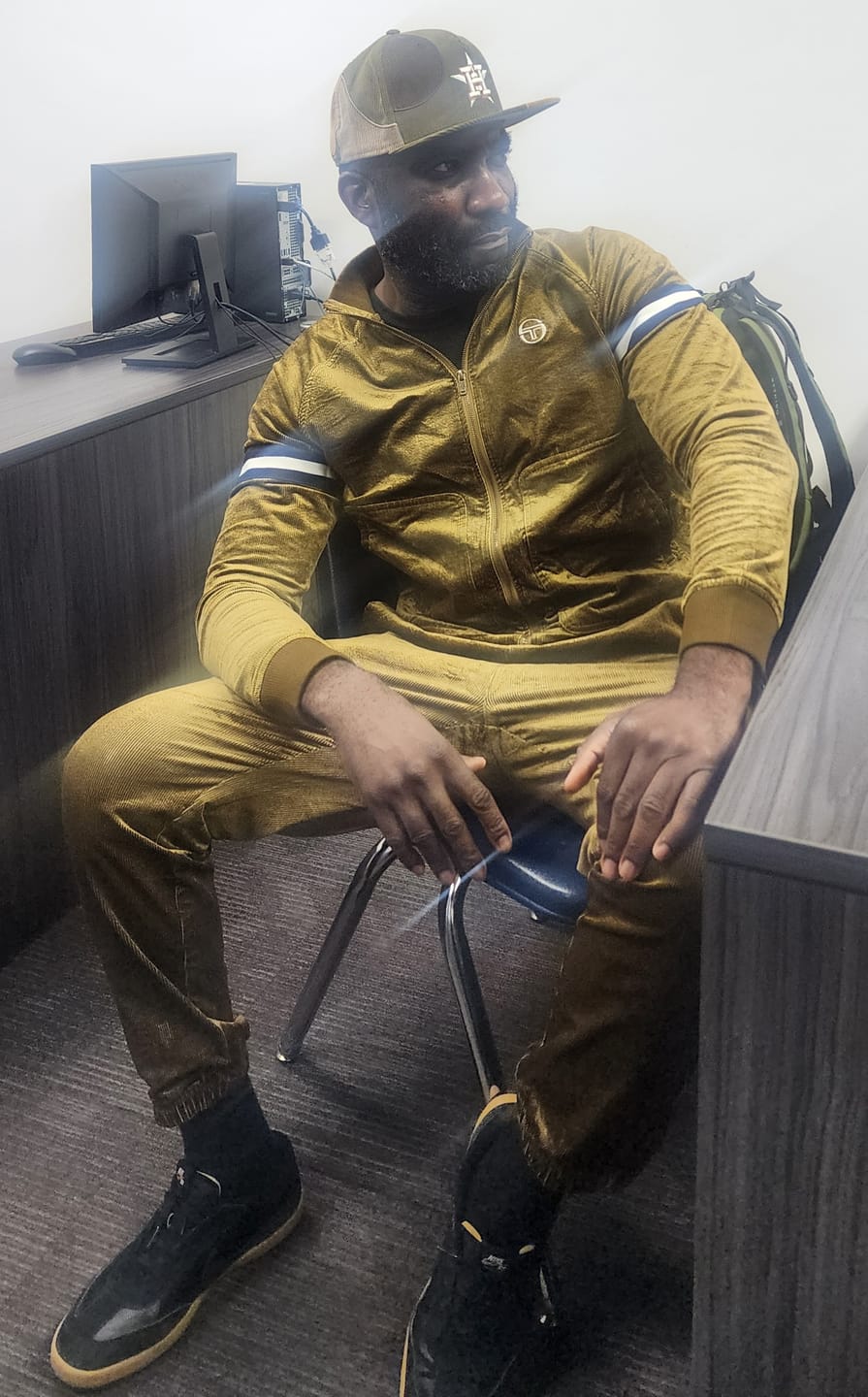 Customer photo review of Cordurato Track Jacket- Bronze Brown
