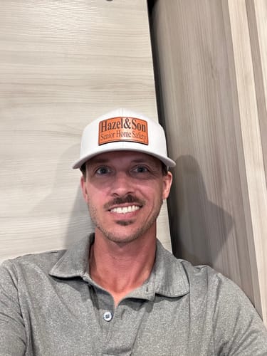 Customer photo review of (6 Pack) Custom Leather Patch Hats Wholesale