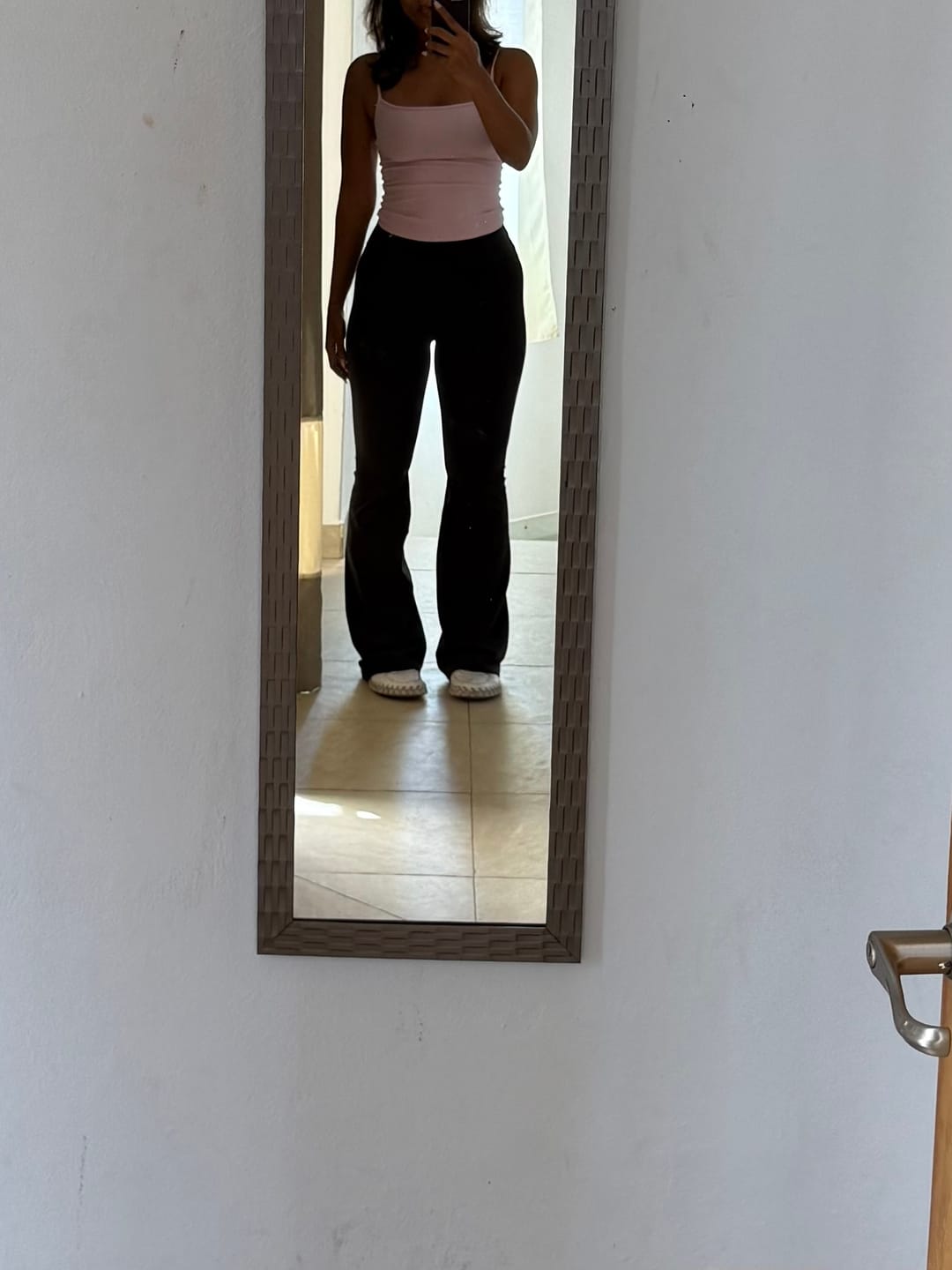 Customer photo review of The Leisure Pant / Black