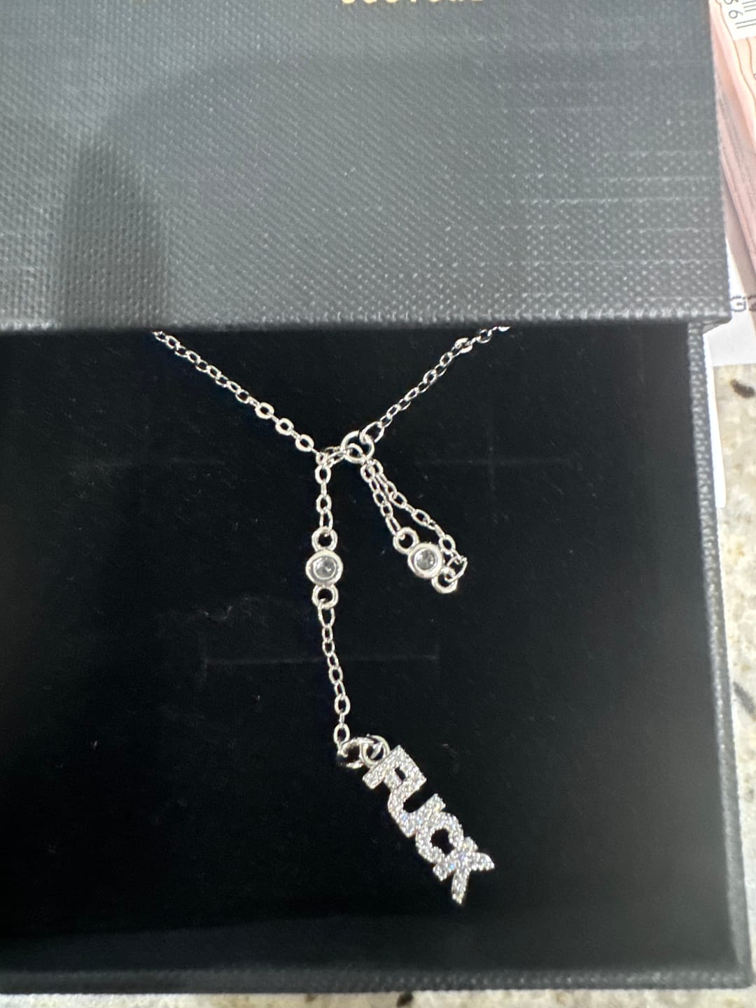 Customer photo review of Fuck Necklace