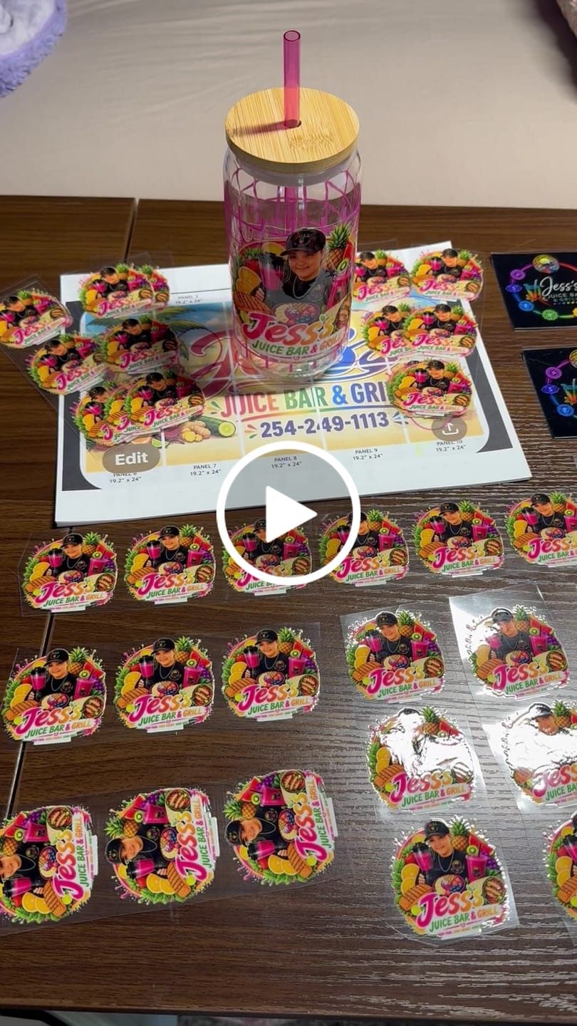 Customer video review of Build Your Own DTF Gang Sheet