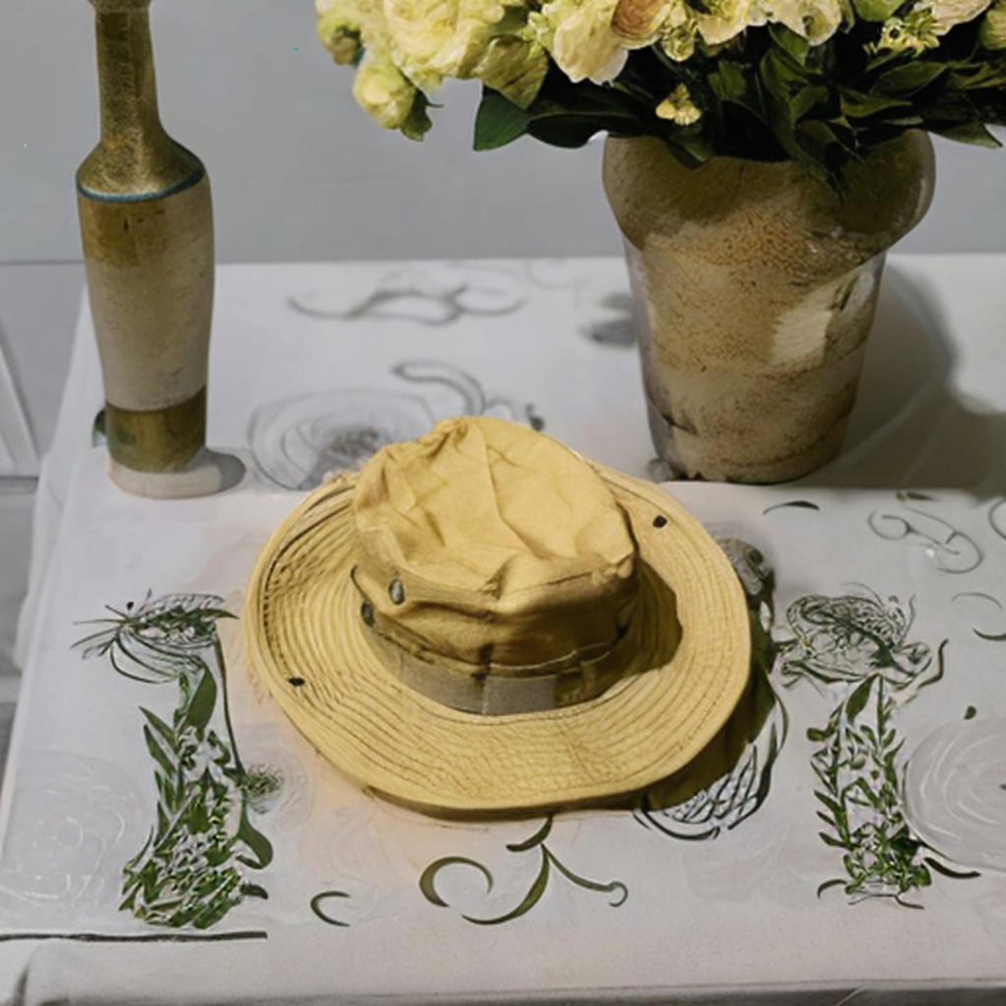 Customer photo review of Brown Floppy Hat