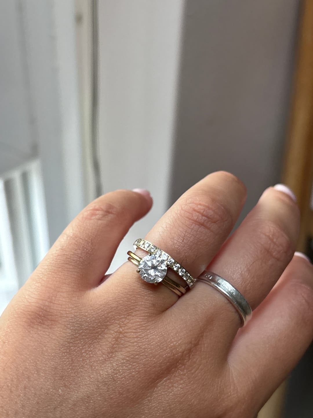 Customer photo review of Eternity Band Ring