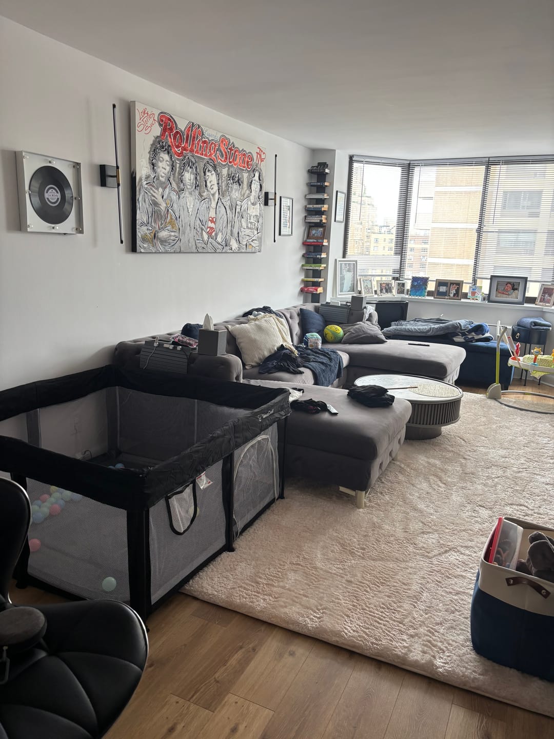 Customer photo review of Deluxe Shaggy Relax Mat - 1.4" Thick Foam Base