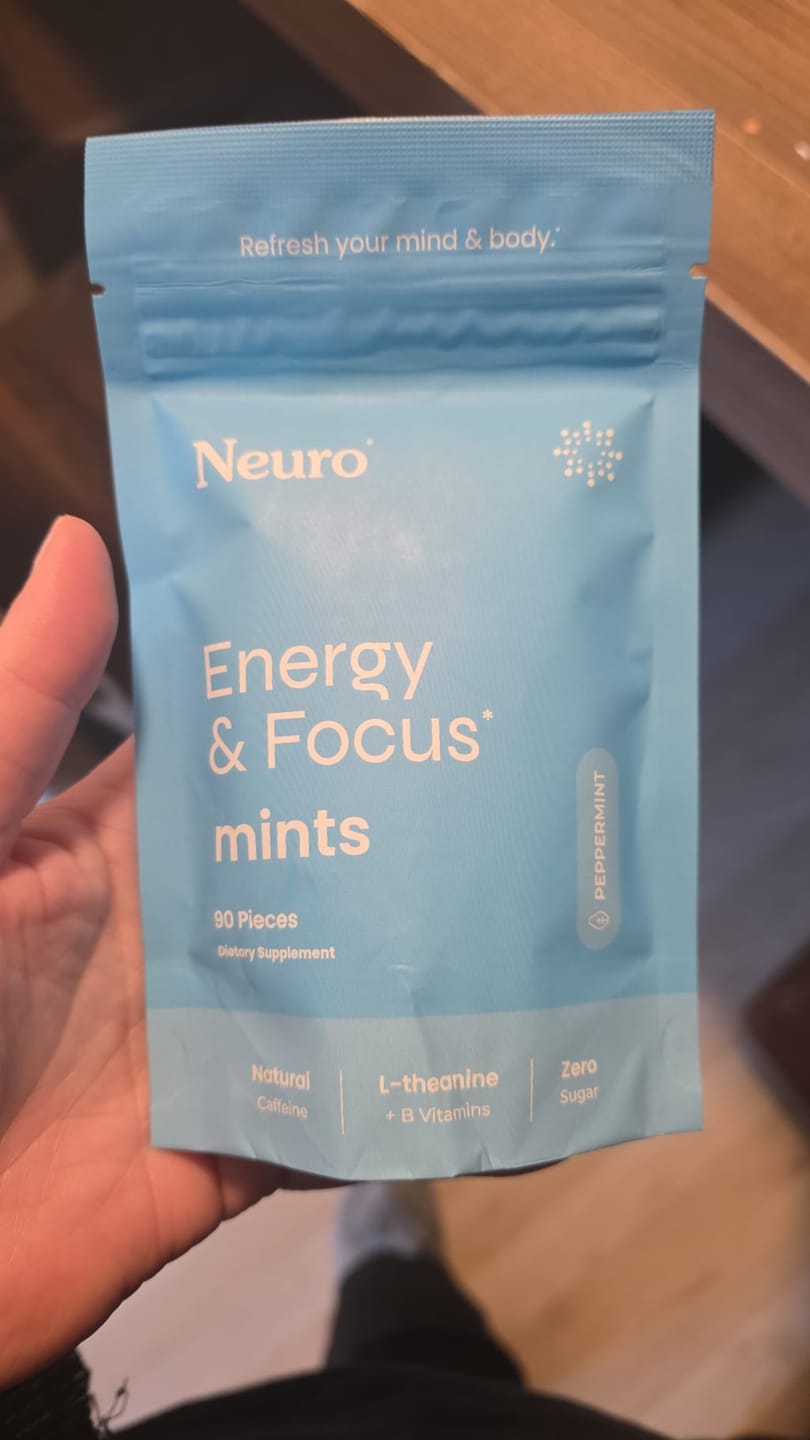 Customer photo review of Energy & Focus Mints