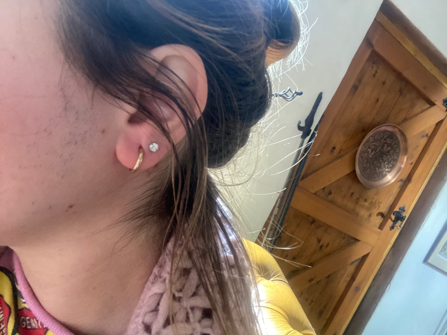Customer photo review of Essential Earrings Extra Small
