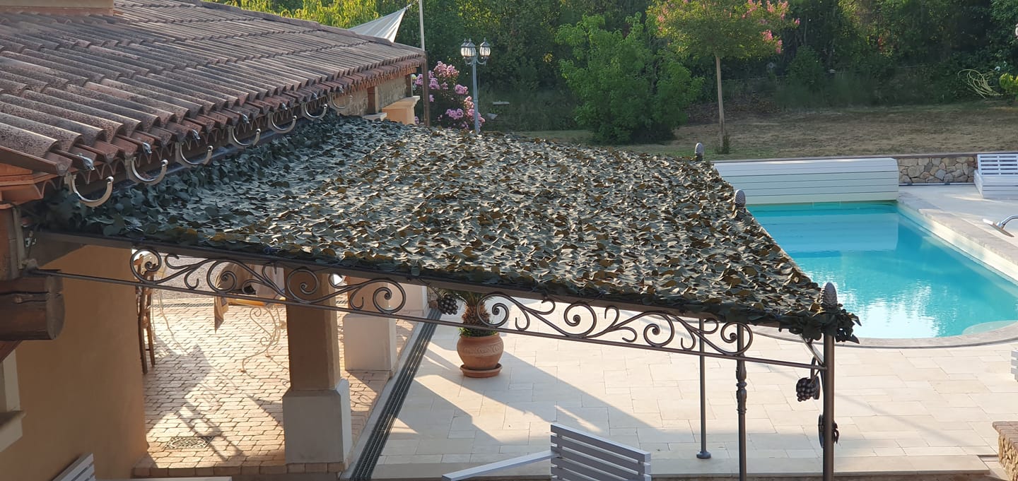 Customer photo review of Filet de camouflage renforcé vert