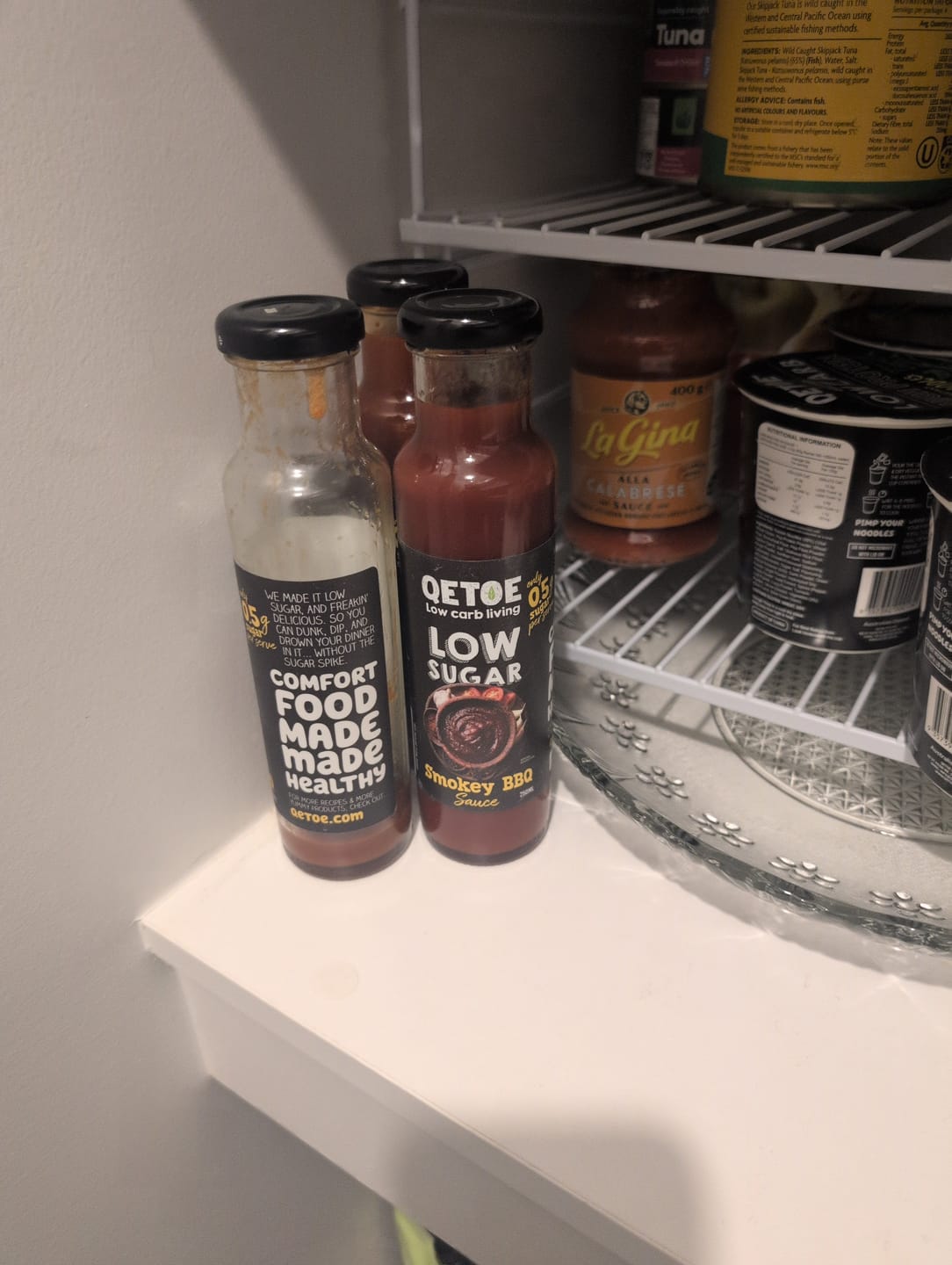 Customer photo review of Qetoe Low Sugar Sauce Bundle