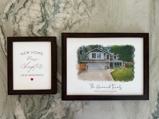 Customer photo review of Custom House Portrait