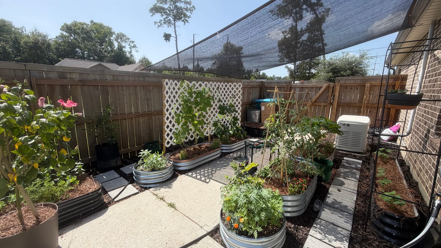 Customer photo review of 30% Shade Cloth