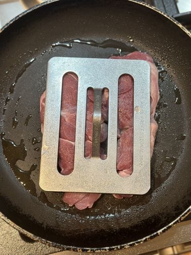 Customer photo review of The Chef's Press - 8oz / 13oz / 19oz