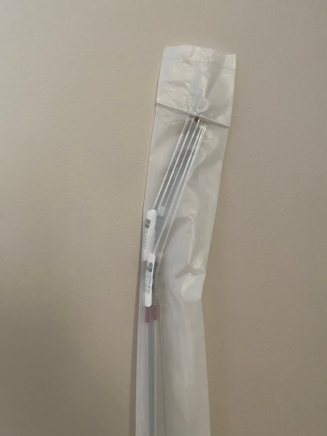 Customer photo review of Round Aluminum Tube: 2mm OD x 0.45mm Wall x 1 Meter Long (10 Pieces)