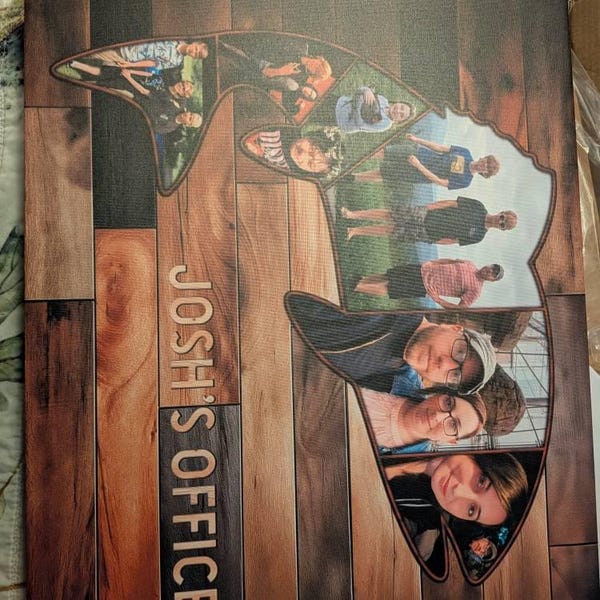 Customer photo review of Fishing Memories Collage