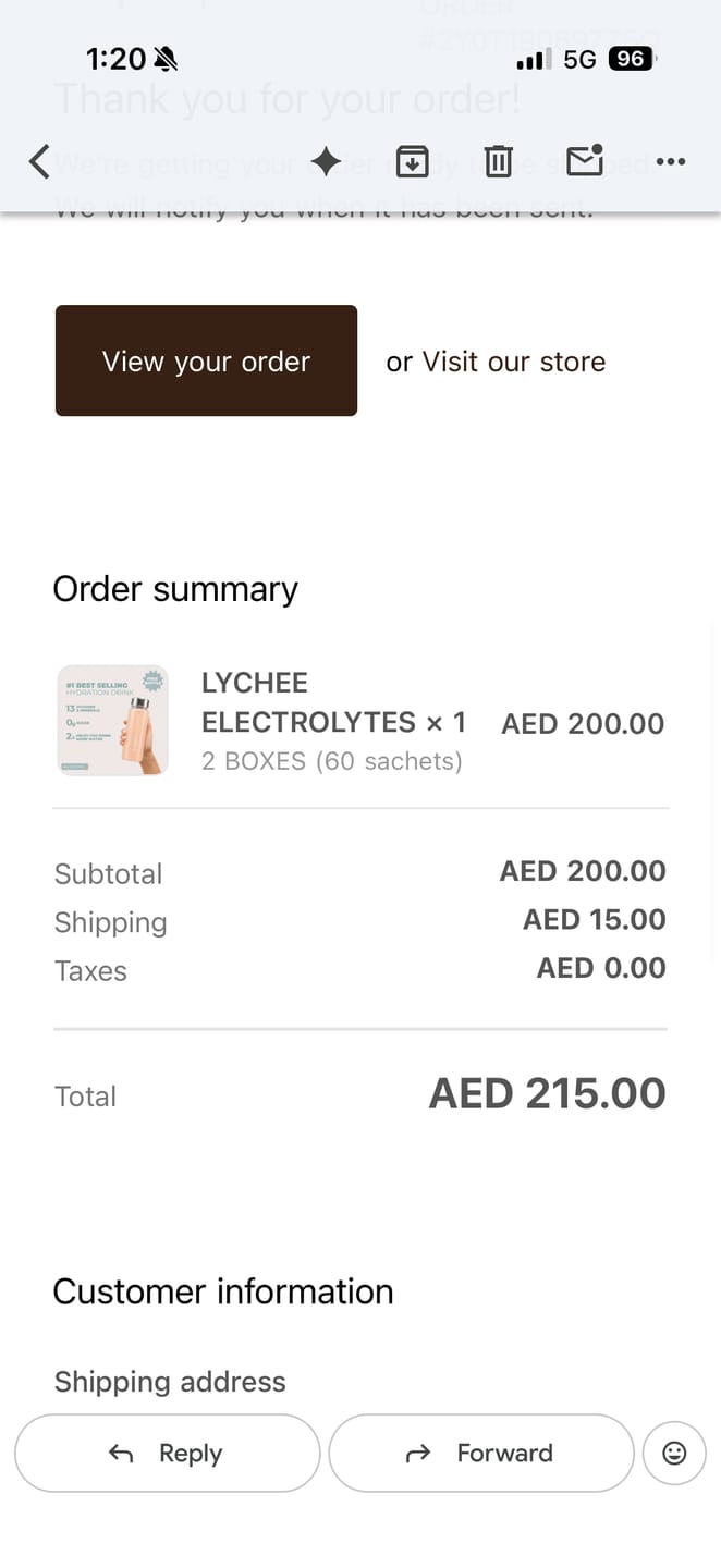 Customer photo review of LYCHEE ELECTROLYTES