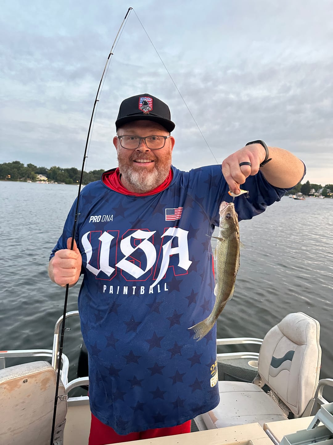 Customer photo review of LE USA LIGHTWEIGHT UV HOODIE - PRO DNA LIMITED EDITION