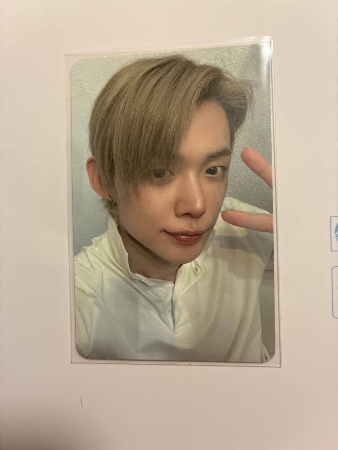 Customer photo review of PREMIUM PHOTOCARD SLEEVES - PURPLE VERSION (57x88MM)