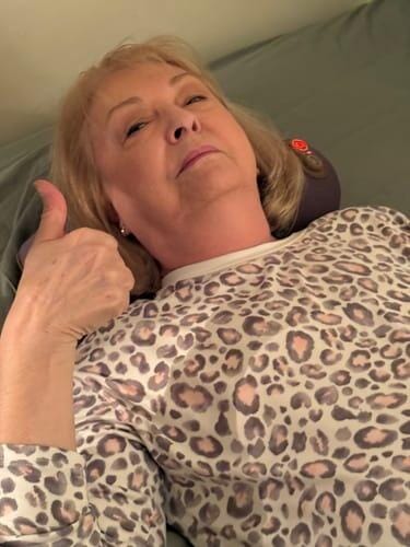 Customer photo review of SpineThera Pillow