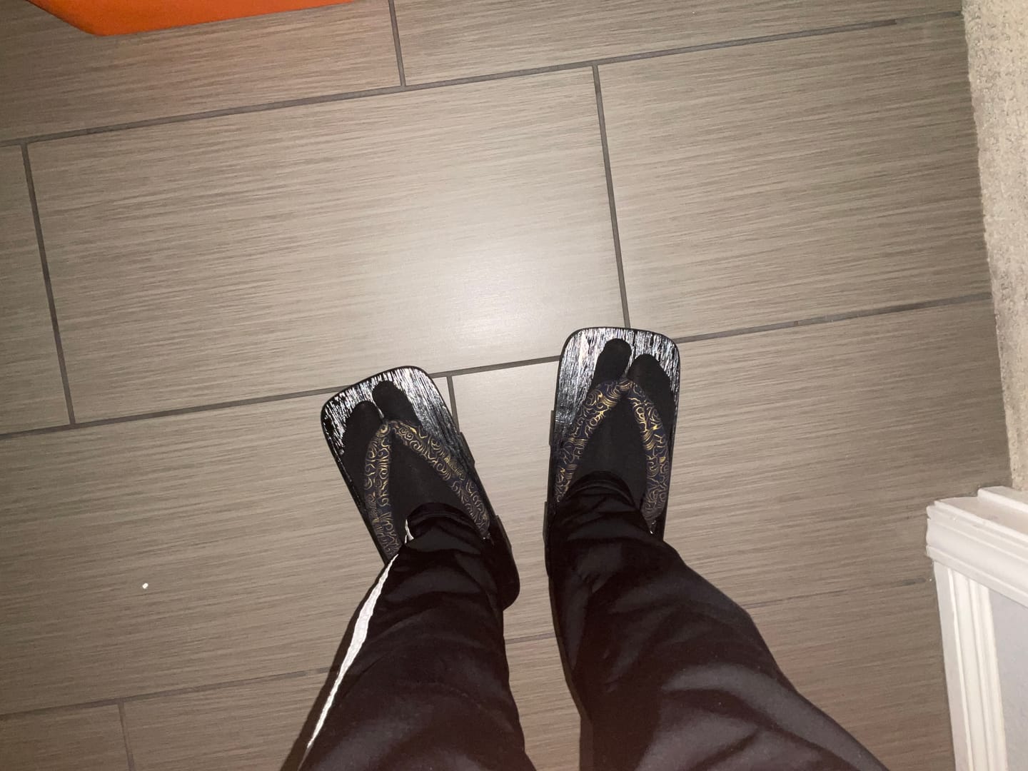 Customer photo review of Men’s Traditional Japanese Sandals 【Golden Nimbus】