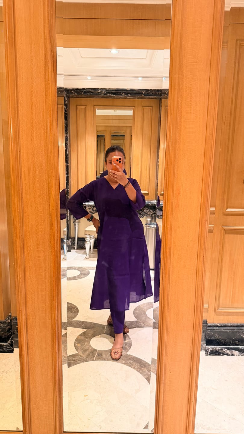 Customer photo review of aura — kurta & pants