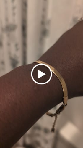 Customer video review of Angelica® Stainless Steel Herringbone Bracelet (Bundle)