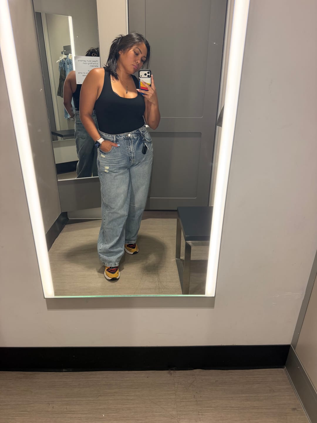Customer photo review of W2182 - Studio Edit Barrel Jeans
