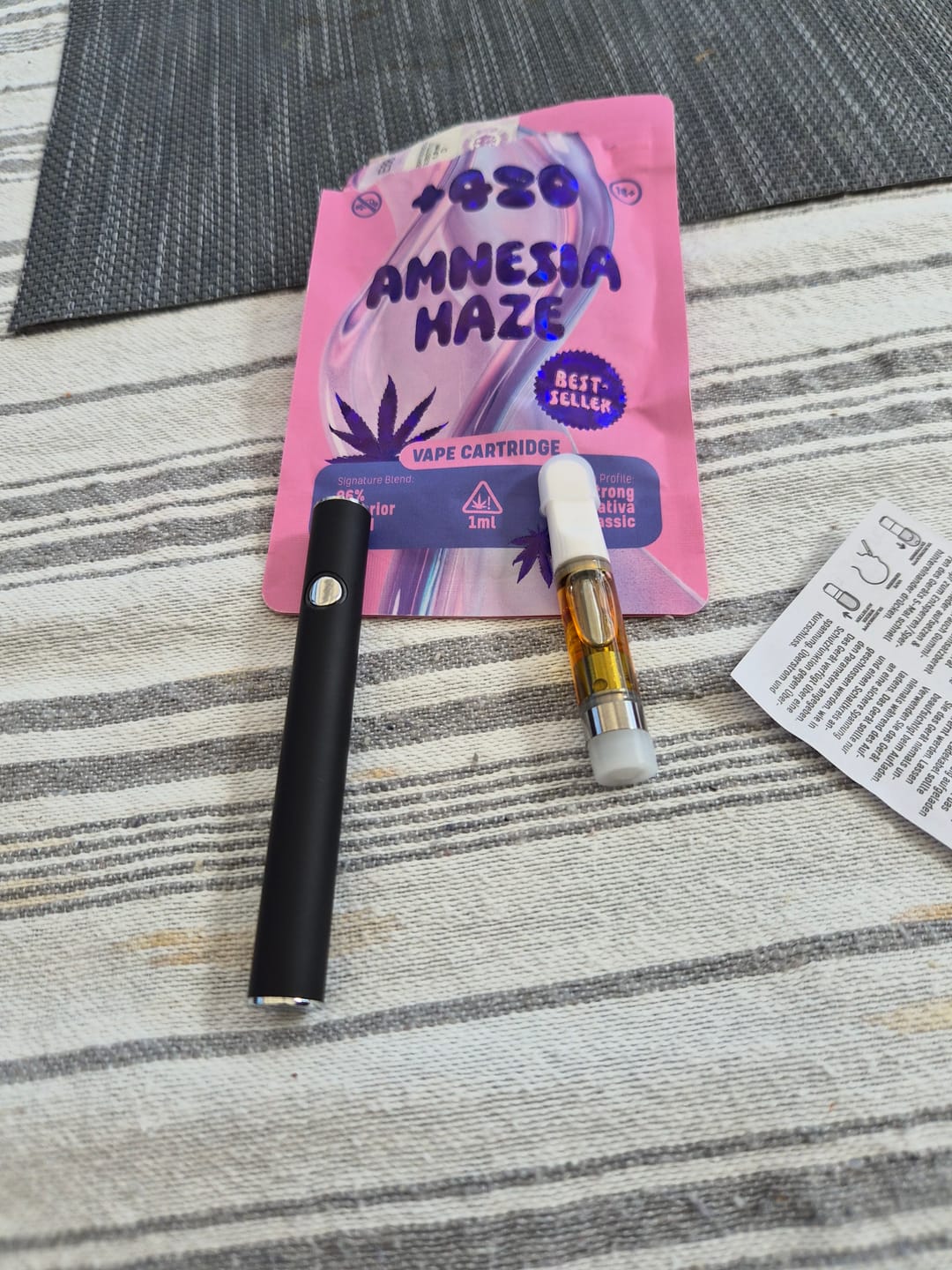 Customer photo review of 🍋Flower Power Vape Lemon Superior Blend