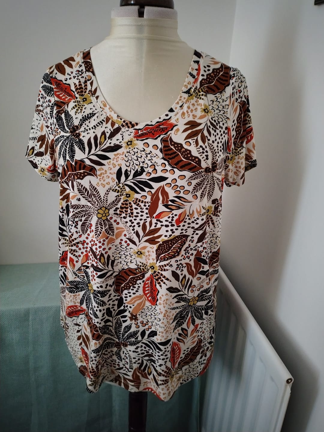 Customer photo review of Island Leaves Viscose Jersey Fabric