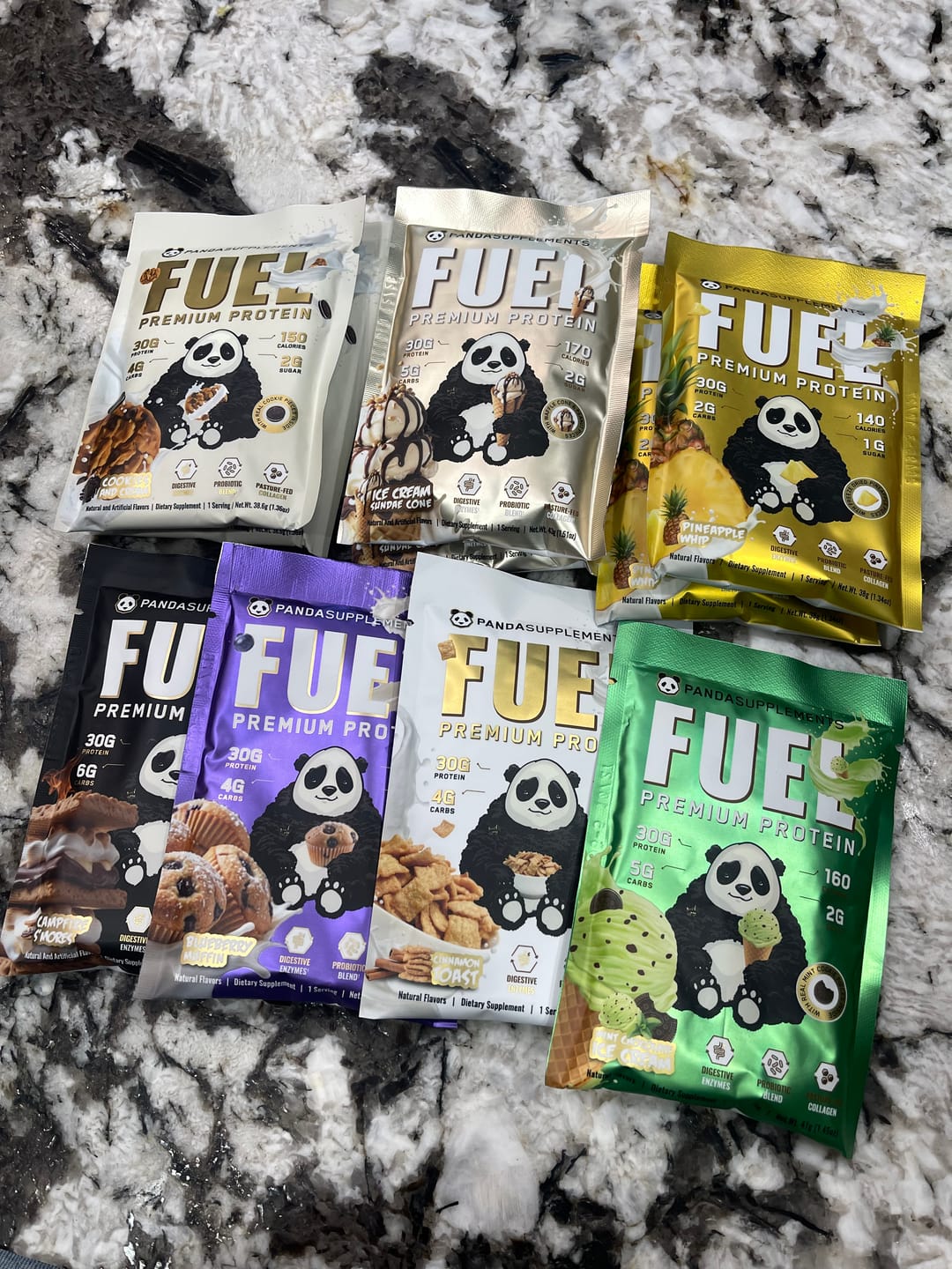 Customer photo review of FUEL Premium Protein (Pineapple Ice Cream) - 1 Pack