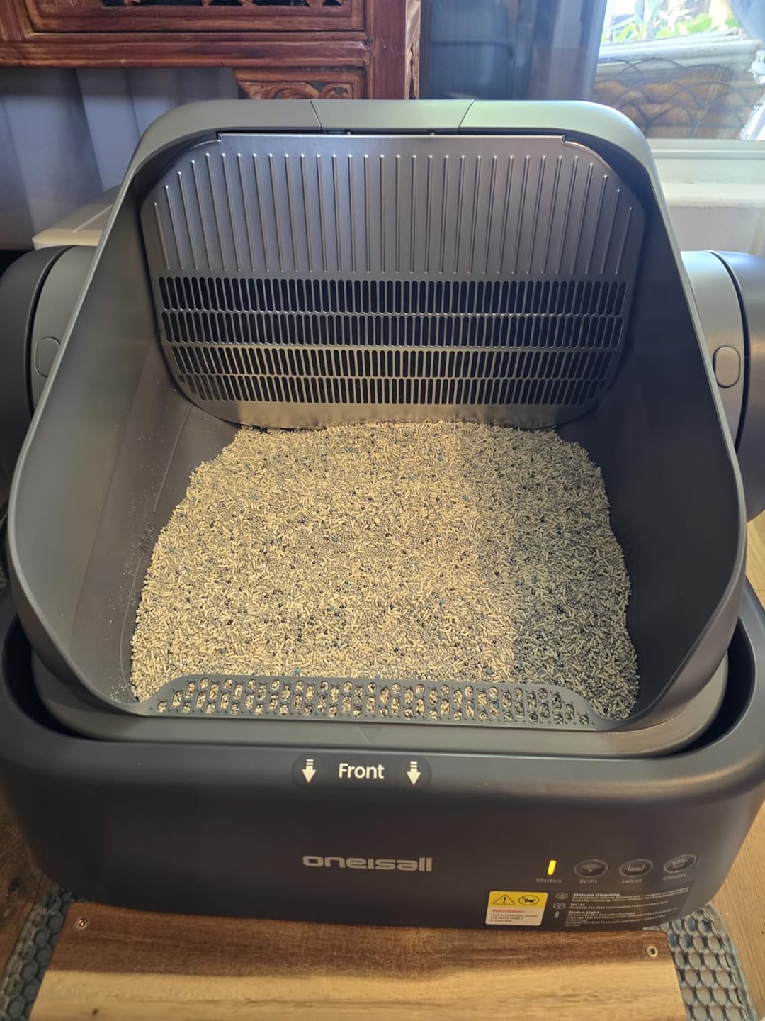 Customer photo review of Oneisall Ease S1 selbstreinigende Katzentoilette