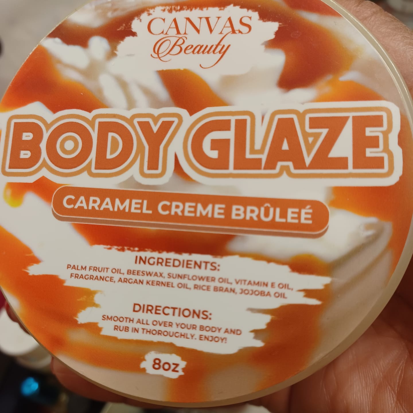 Customer photo review of (NEW) BODY GLAZE: CARAMEL CREME BRULEE