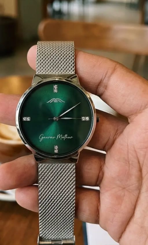Customer photo review of Personalised Silverton Watch